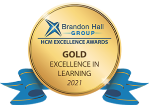 Brandon Hall Elearning Award 2021 Gold SmartBuilder